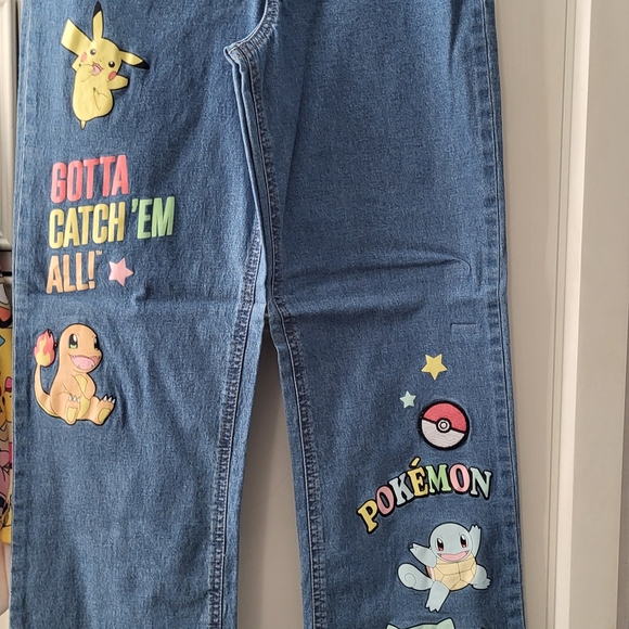 Pokémon Jeans And Sweatshirt Bundle NWT Girls -  10/12 - Picture 5 of 8